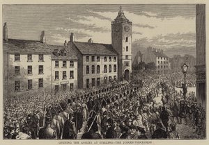 Ouverture des assises à Stirling, la procession des juges - Horatio Gordon Robley